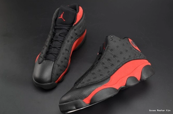 Jordan RetroBred red  414571-004 mens black Air 13 0709